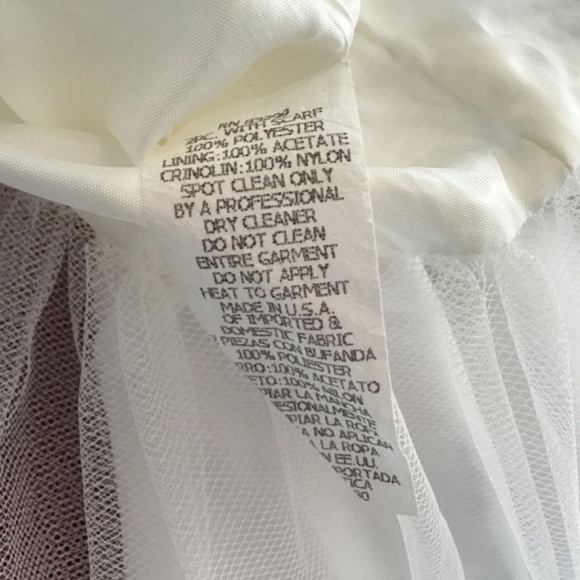 Jump Apparel White Empire Waist Floor Length Formal Dress/Gown - Picture 10 of 11